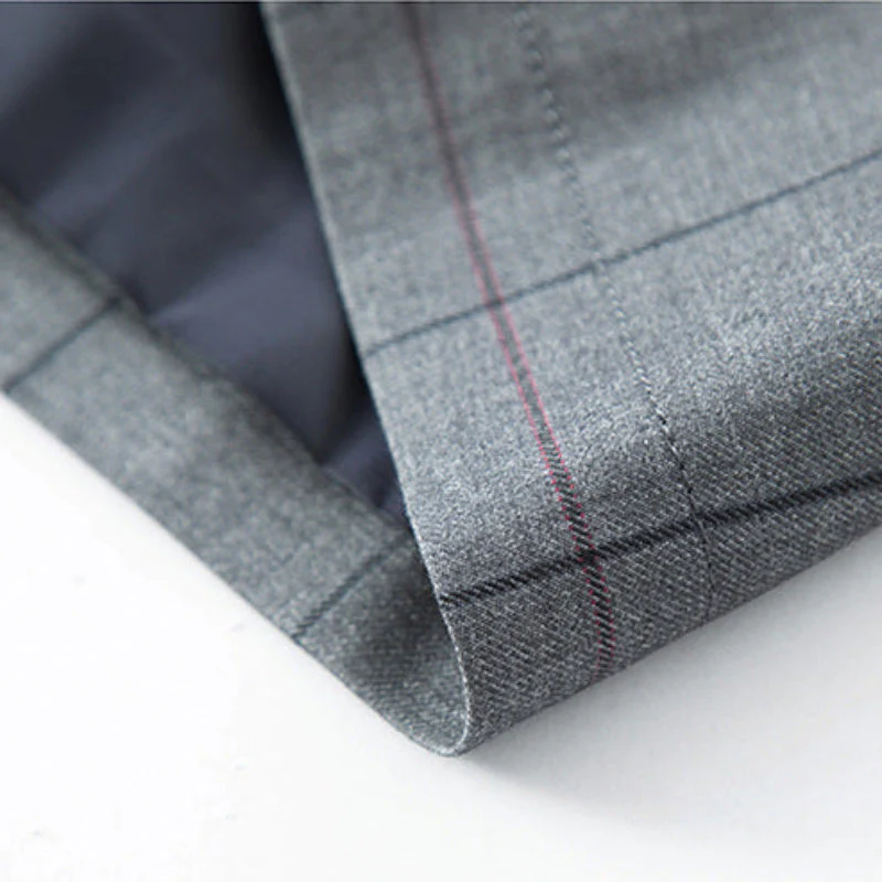 Architectural Check Collar Jacket - Image 6