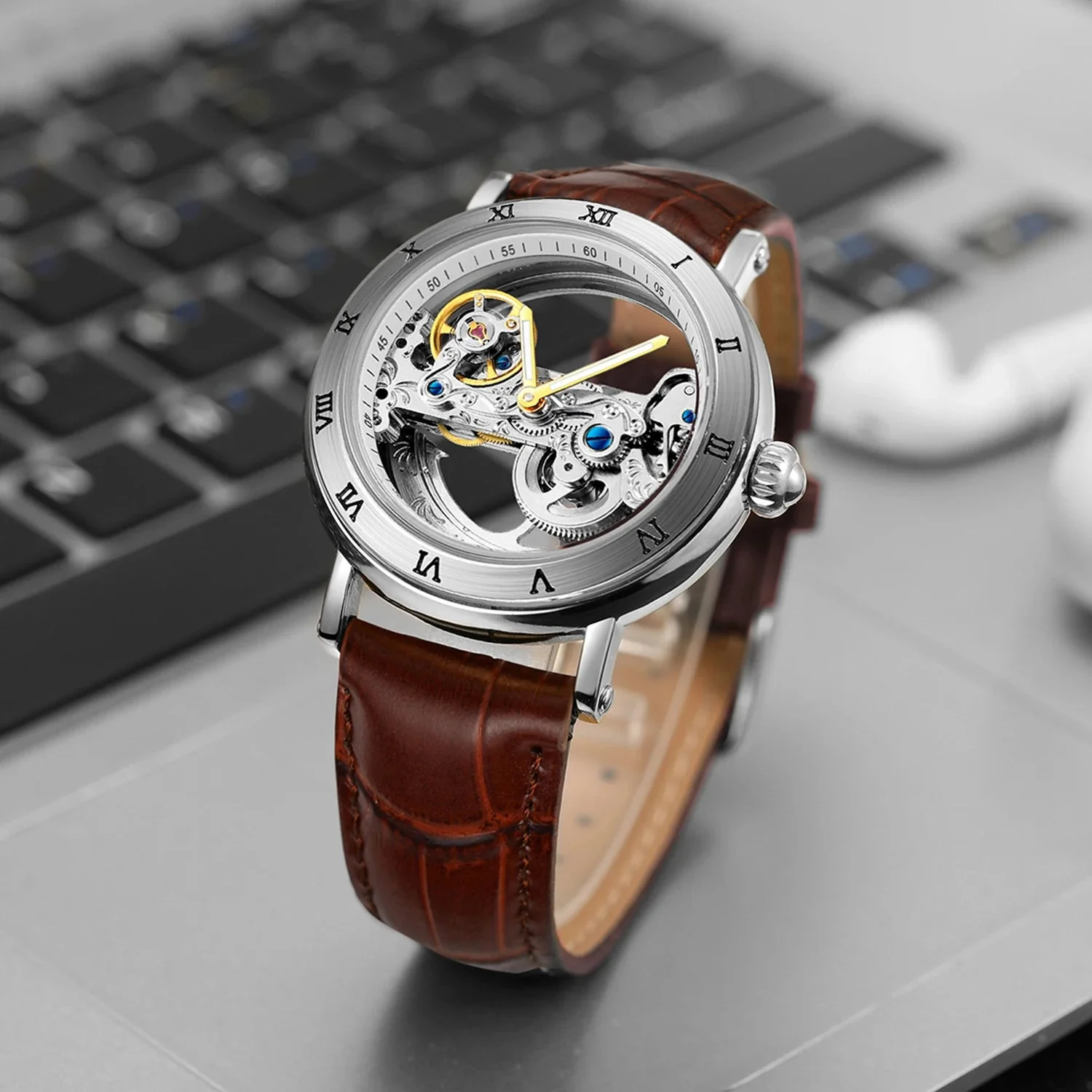 Artemis Skeleton-Dial Automatic Watch - Image 12