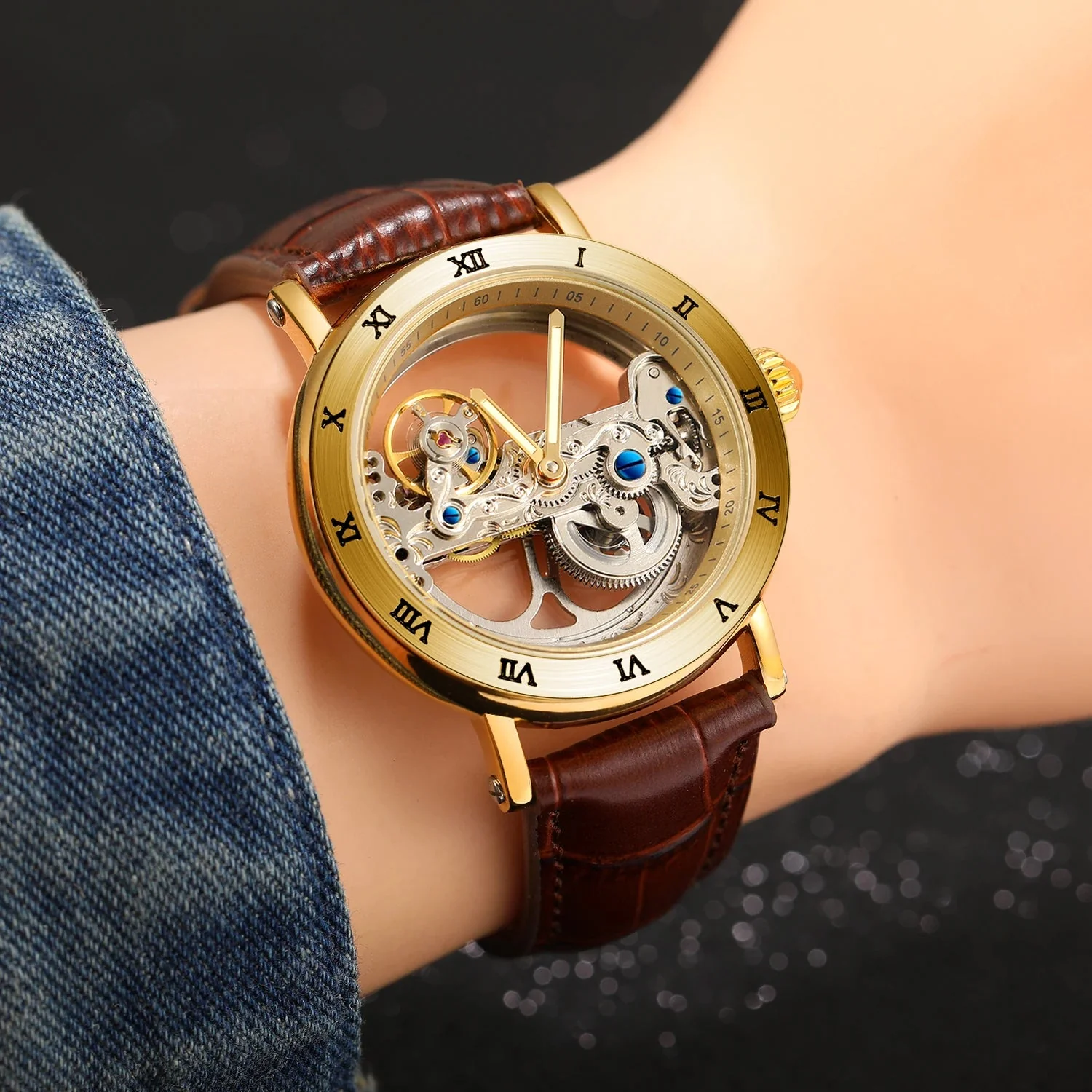 Artemis Skeleton-Dial Automatic Watch - Image 9
