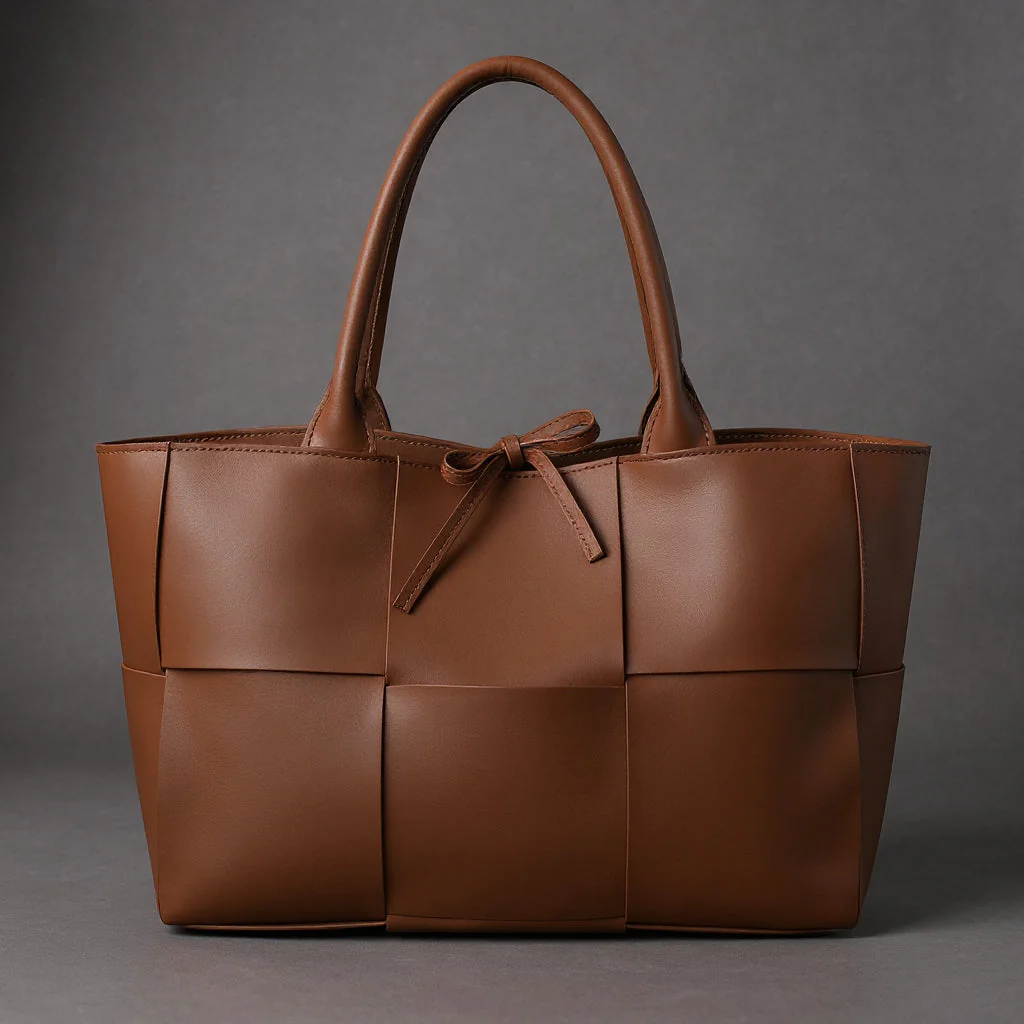 Block Weave Statement Tote - Image 4