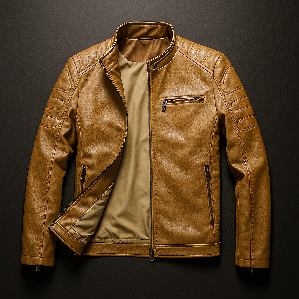 Café Racer Moto Jacket - Image 11