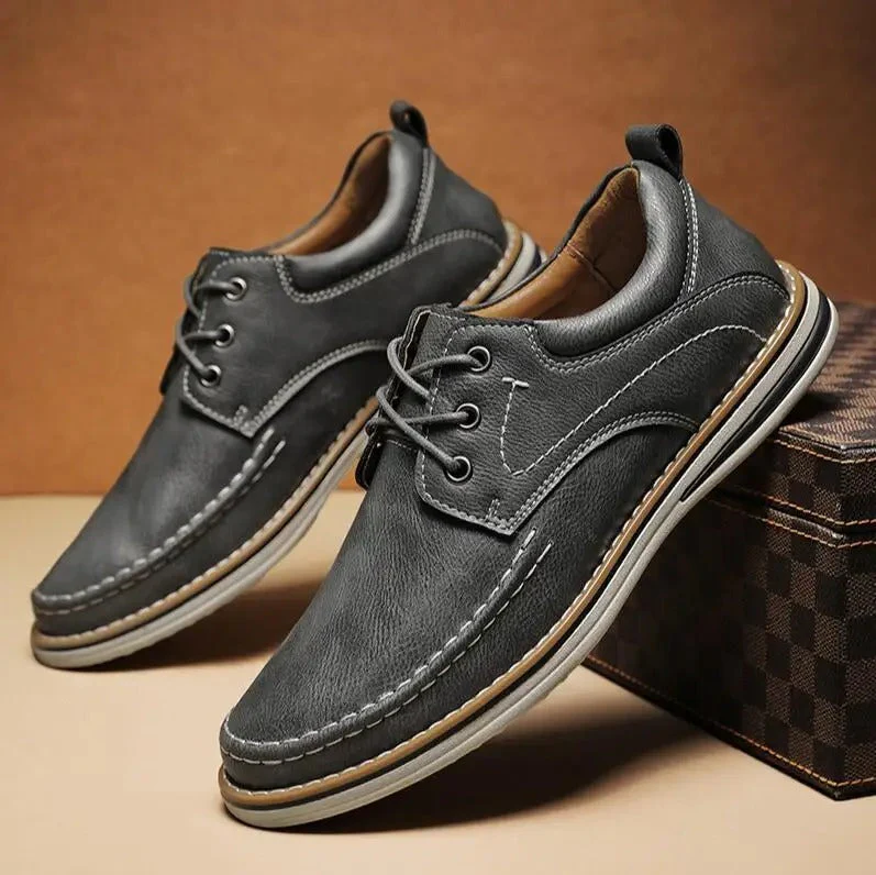 Camden Leather Moc Oxfords - Image 13