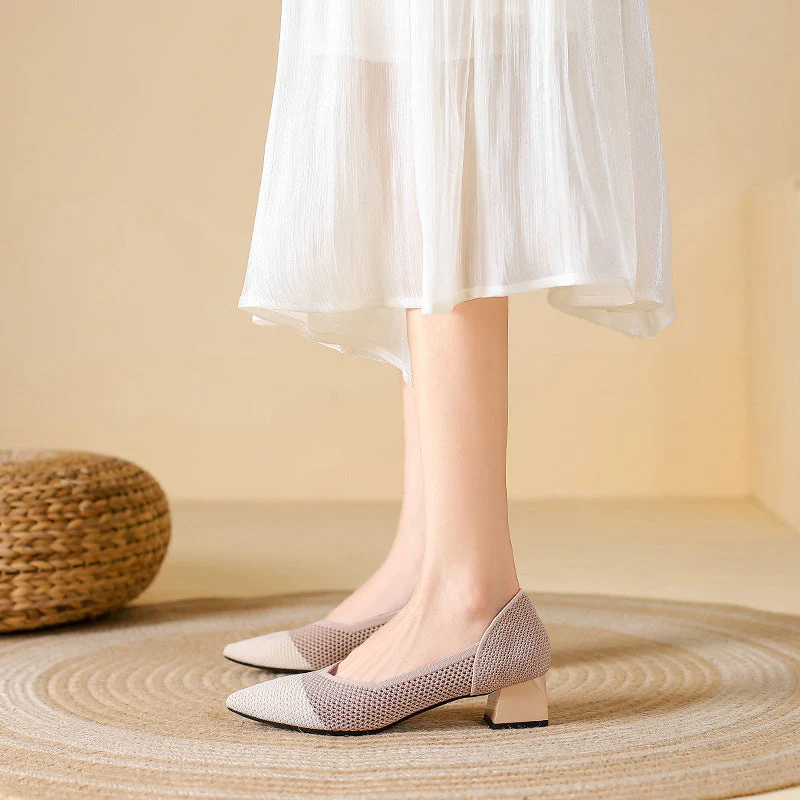 Capri Mesh Kitten Heel - Image 12