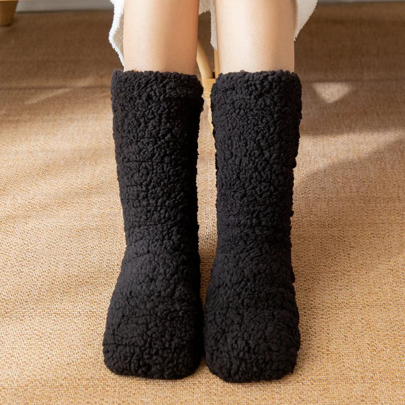 Cloud-Soft Teddy Fleece Socks - Image 2