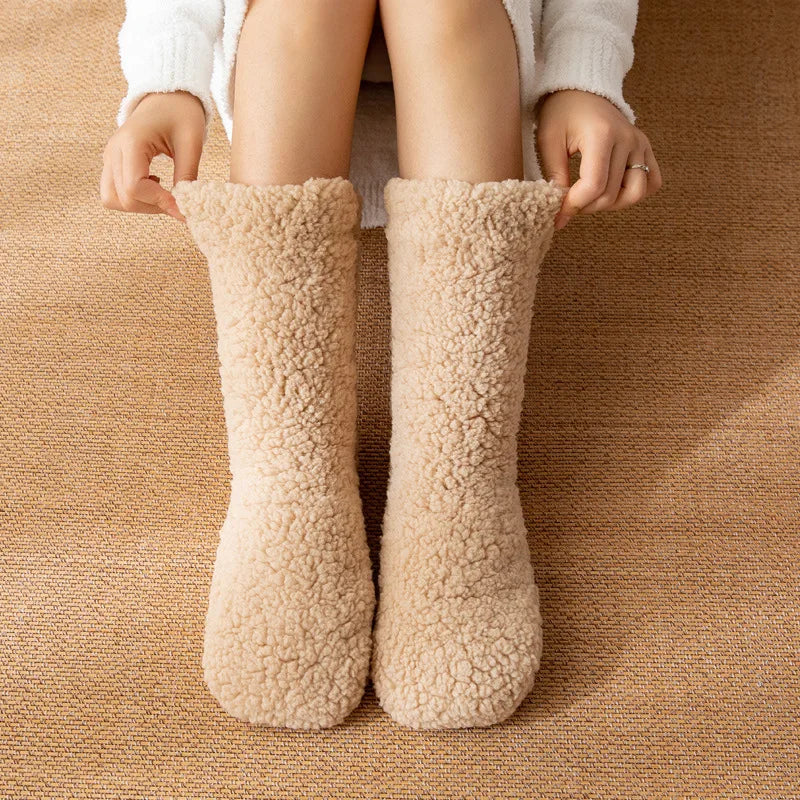Cloud-Soft Teddy Fleece Socks - Image 3