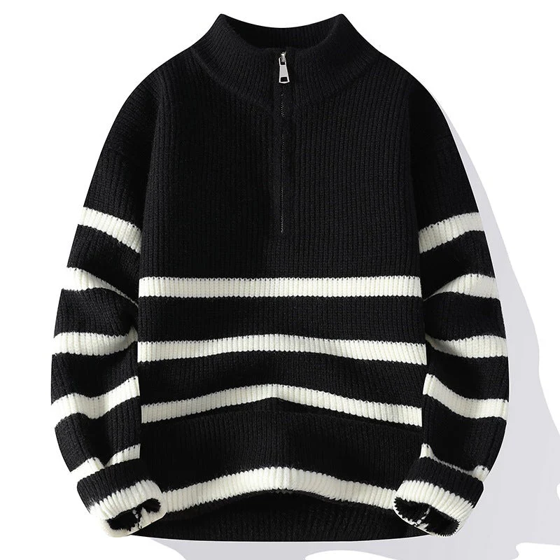 Coastal Inspired Quarter-Zip Pullover - Image 3