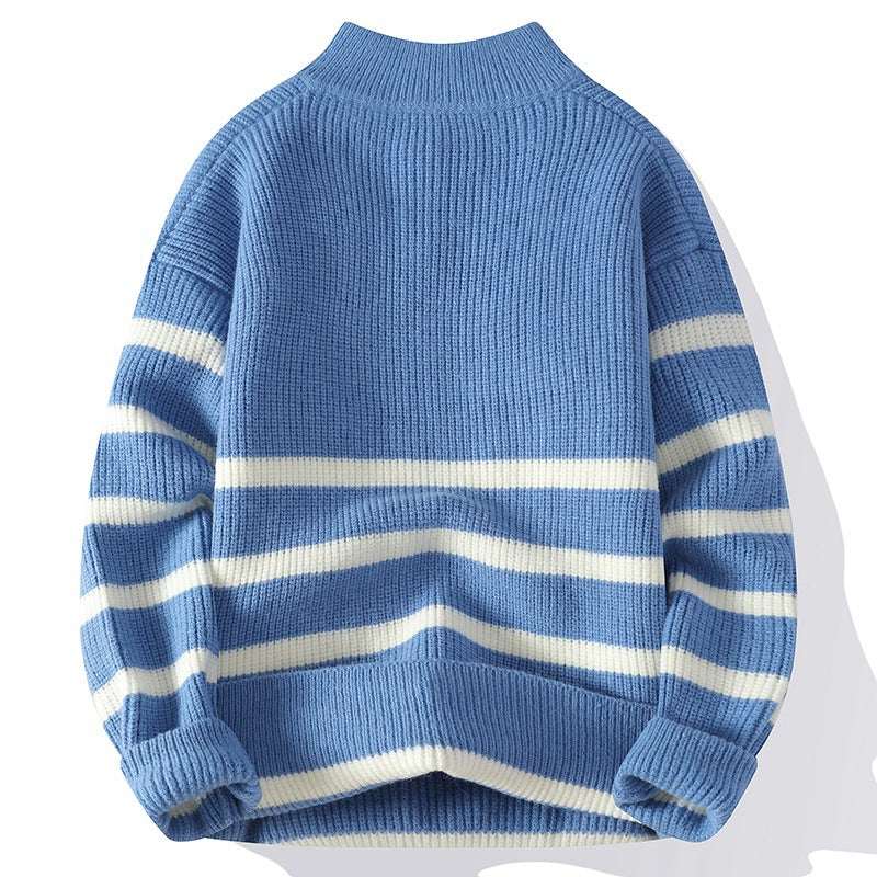 Coastal Inspired Quarter-Zip Pullover - Image 4