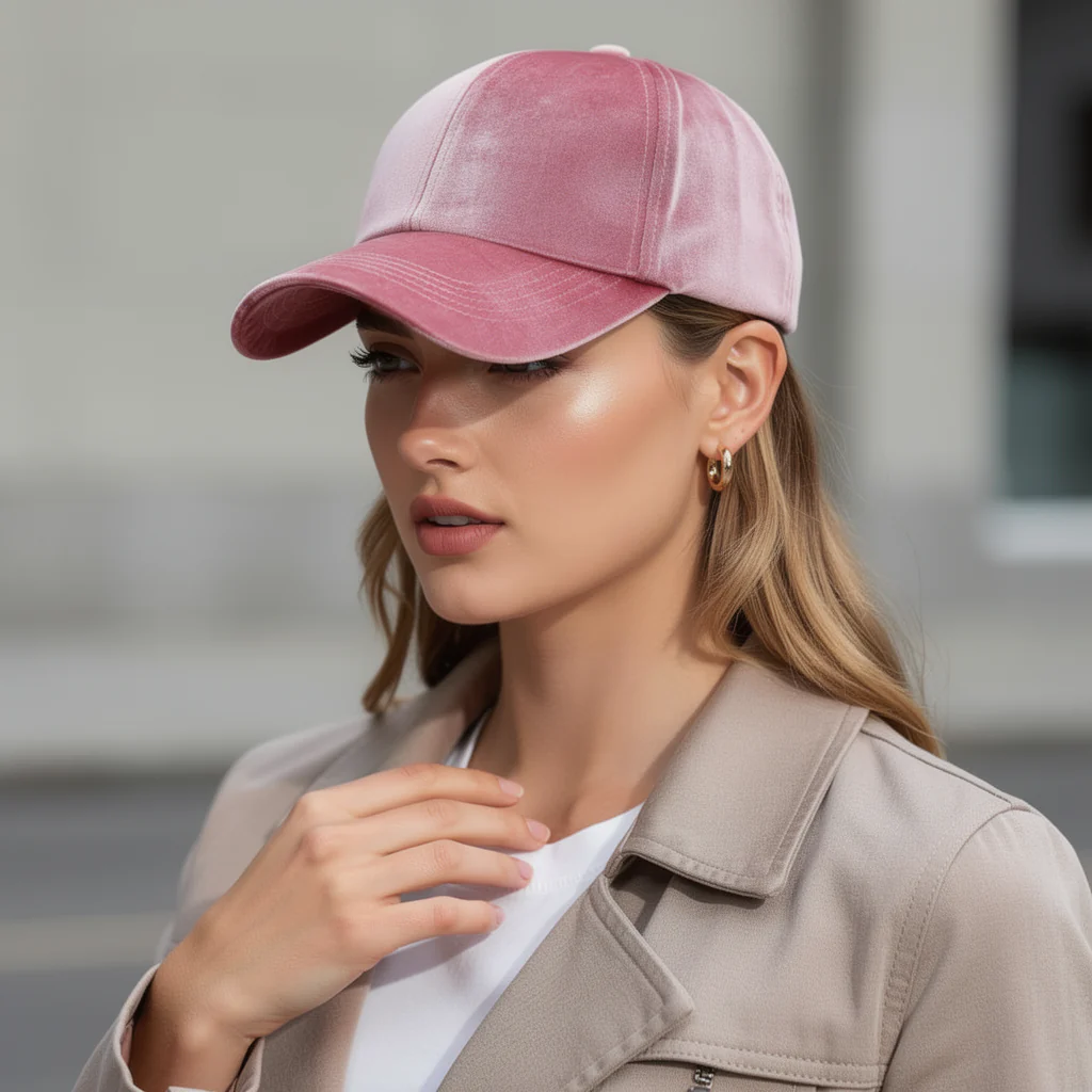 Crushed Velvet Heritage Cap - Image 2