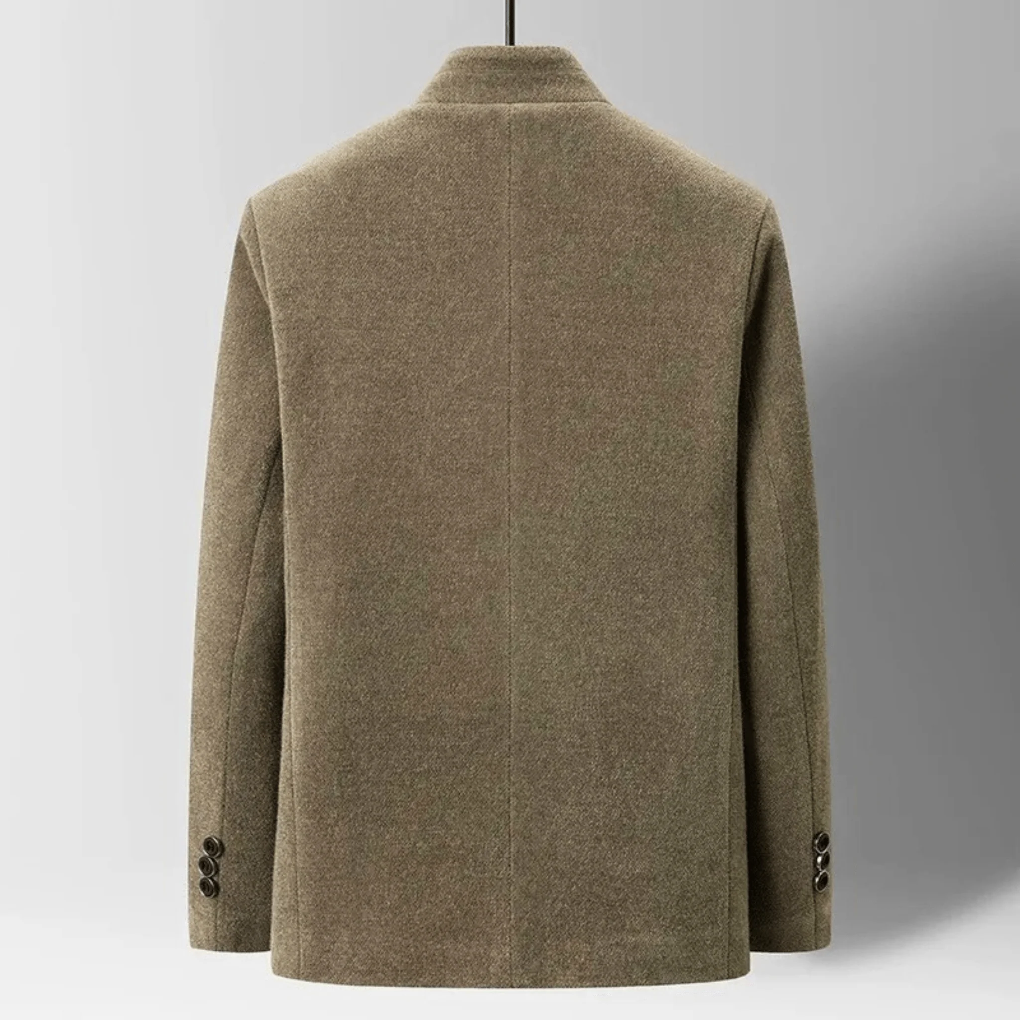 Diamond-Quilted Wool Topcoat - Image 3