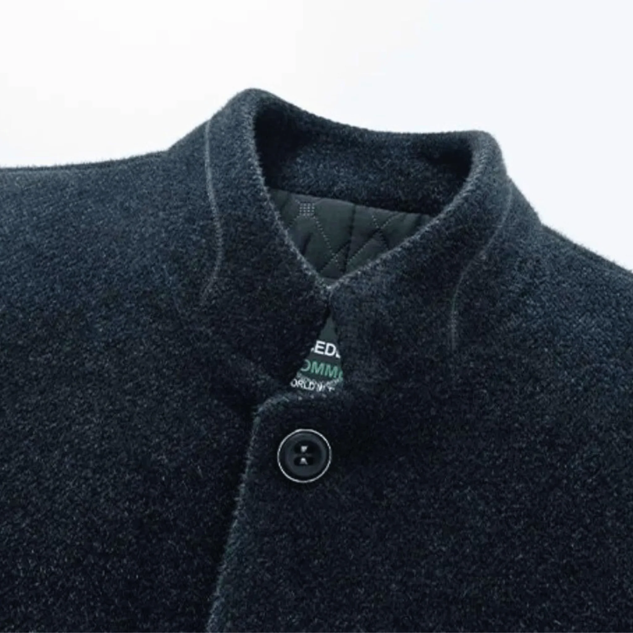 Diamond-Quilted Wool Topcoat - Image 6