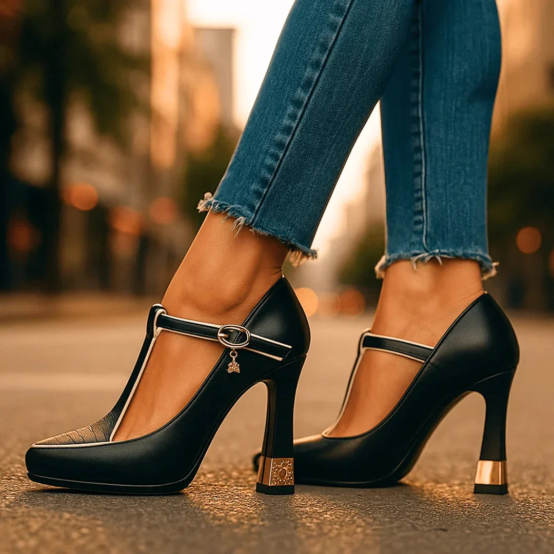 Duchess Emblem Platform Heel - Image 3