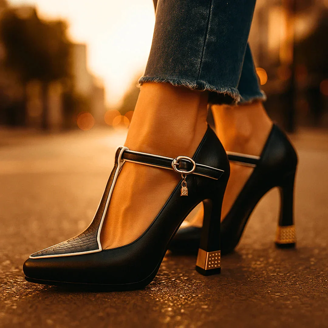Duchess Emblem Platform Heel - Image 5