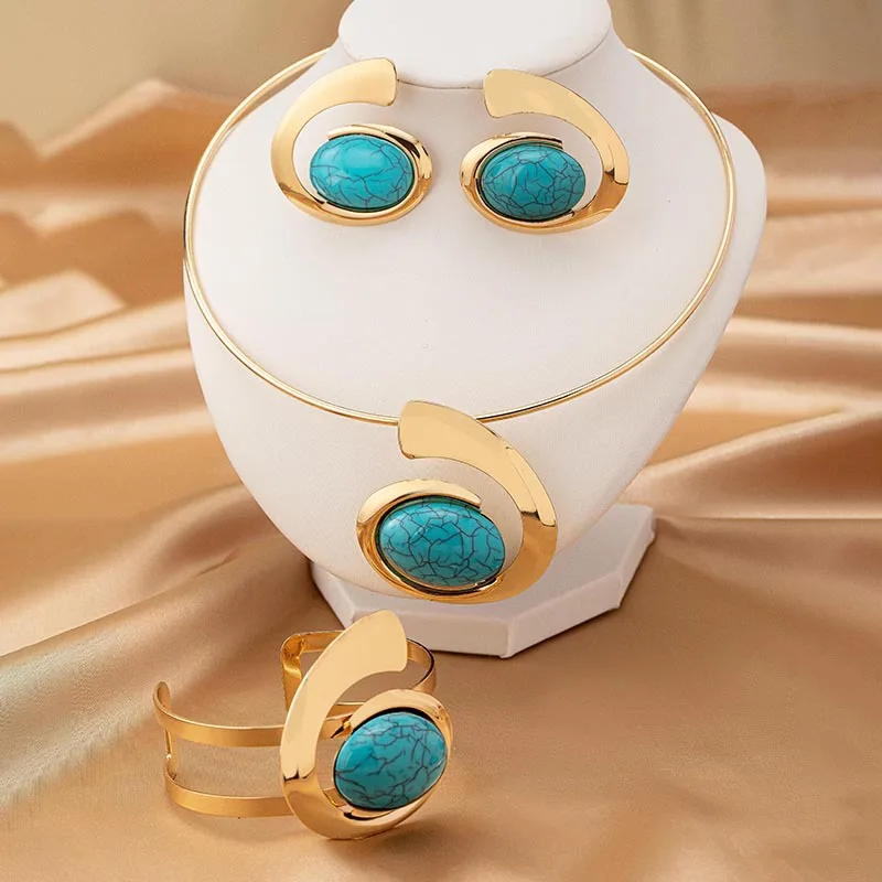 Eclipse Cabochon Jewelry Set - Image 5