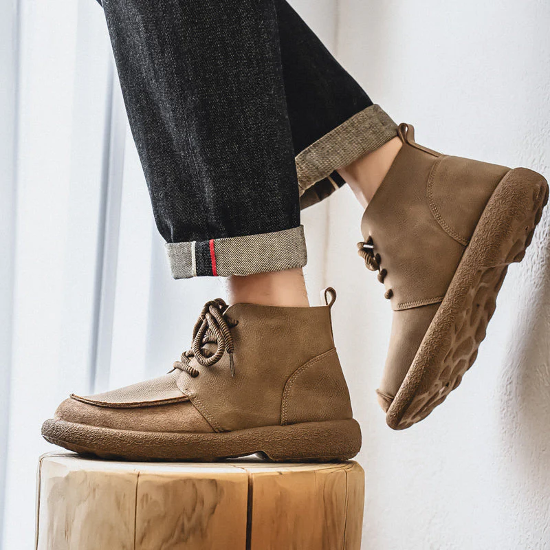 Fairmont Suede-Trim Ankle Boot - Image 11