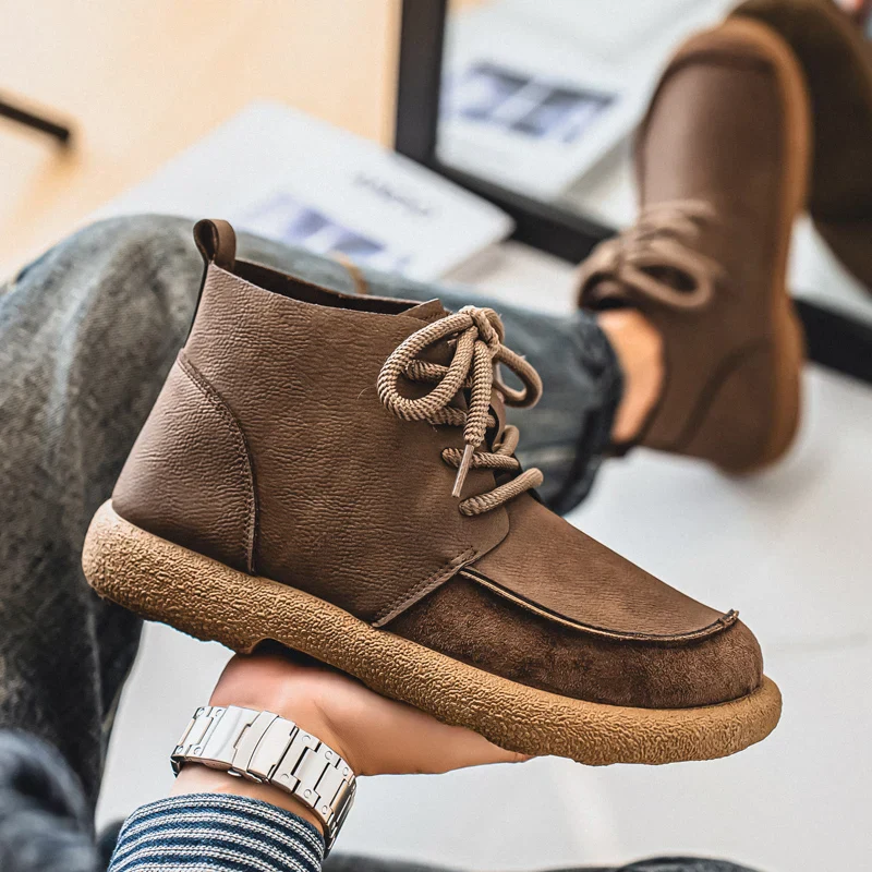 Fairmont Suede-Trim Ankle Boot - Image 4