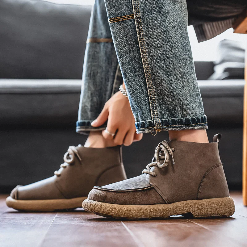 Fairmont Suede-Trim Ankle Boot - Image 5