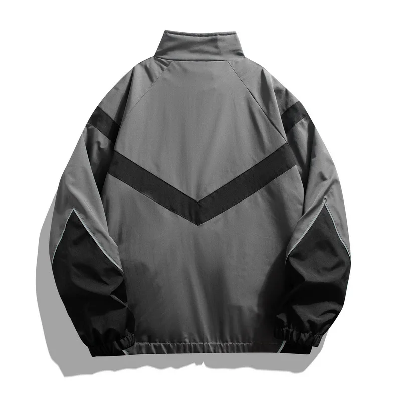 Geometric Colorblock Windbreaker - Image 5