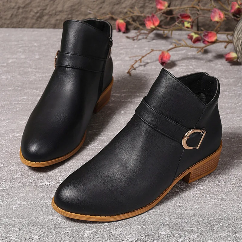 Greenwich Stacked-Heel Ankle Boot - Image 3