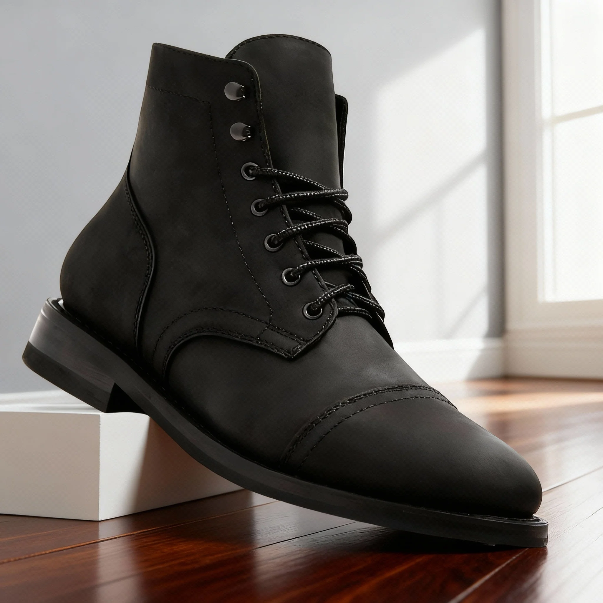 Heritage Cap-Toe Lace-Up Boot - Image 6