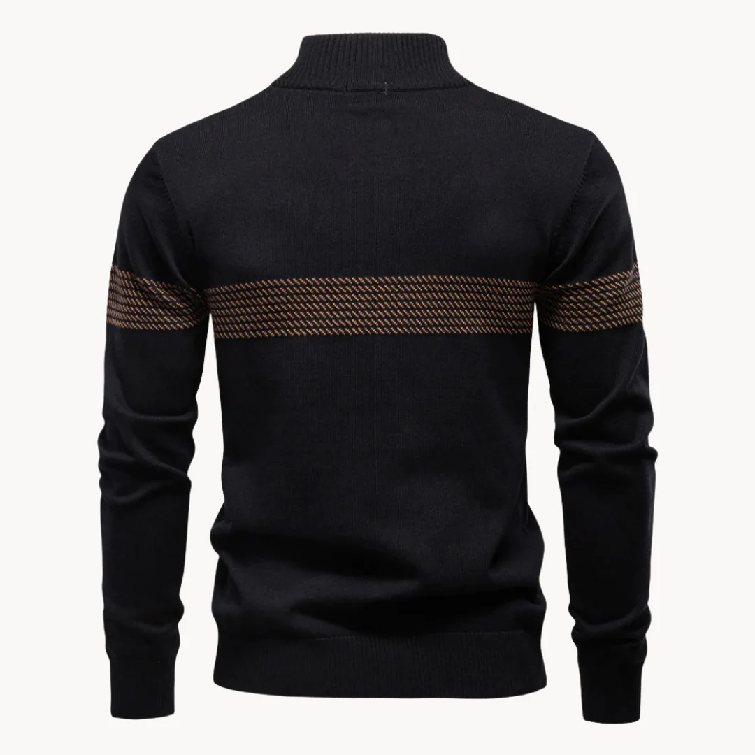 Heritage Diagonal Weave Mock Neck Pullover - Image 8