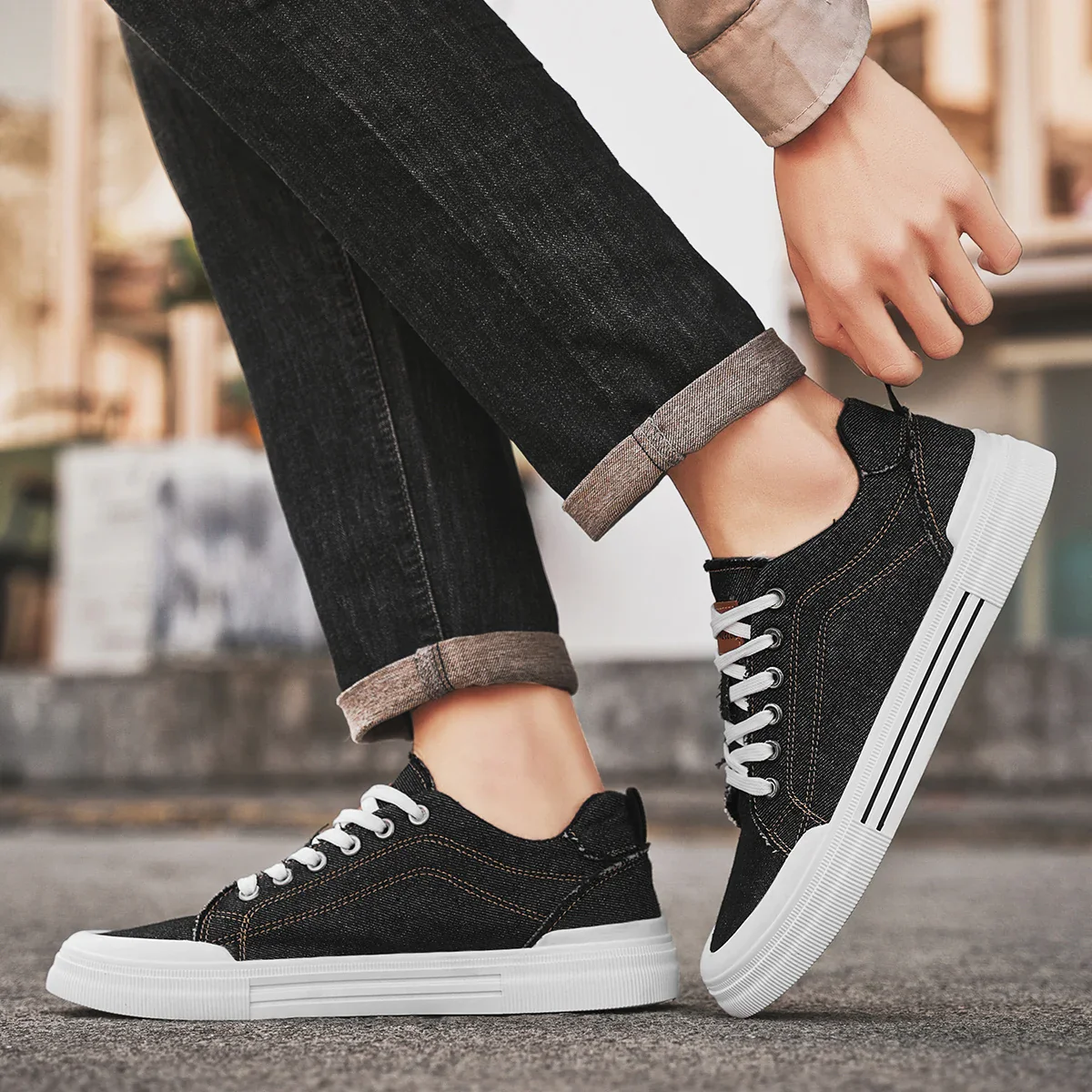 Hudson Denim Platform Sneaker - Image 6