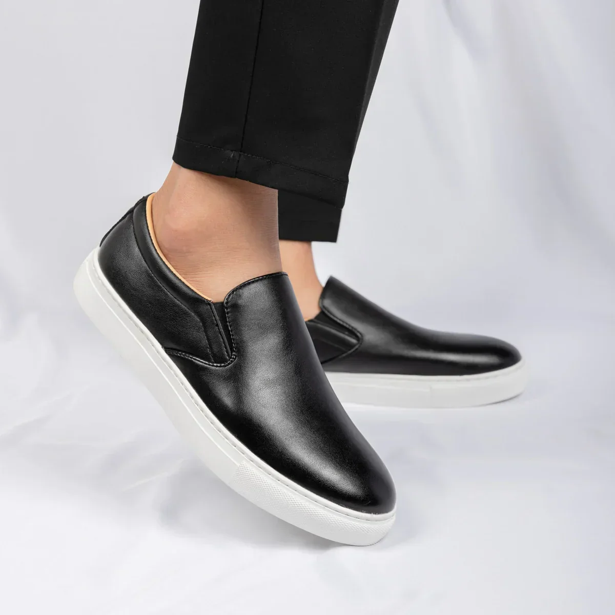 Italian Nappa Leather Platform Loafer - Image 6