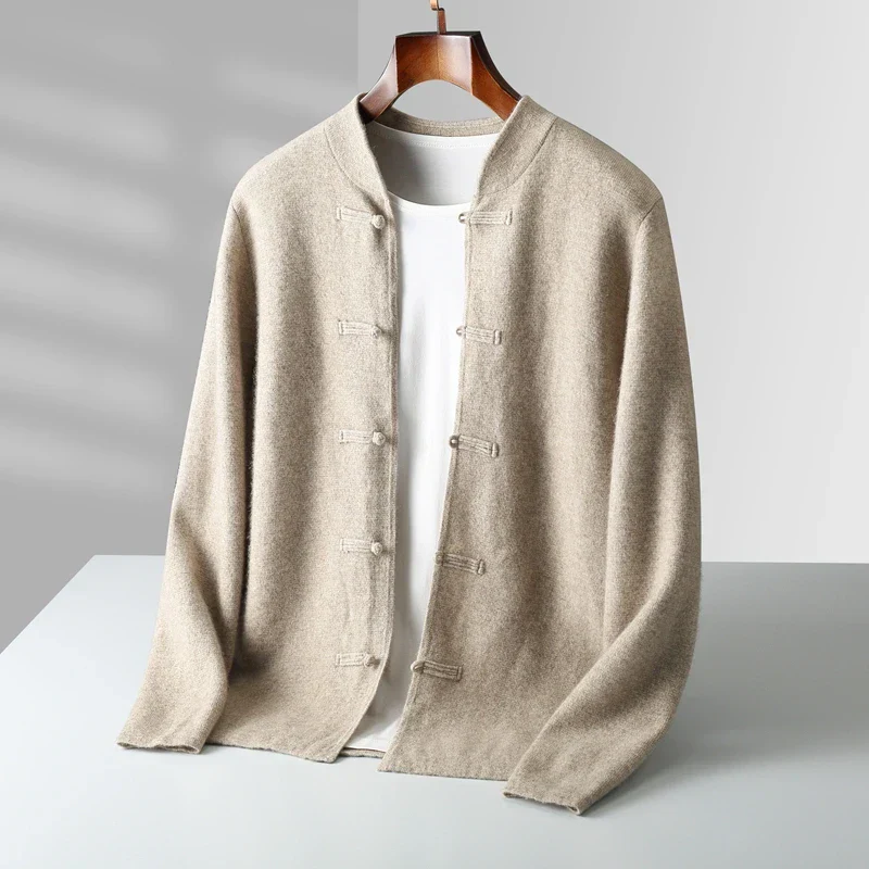 Mandarin Knit Cardigan - Image 2