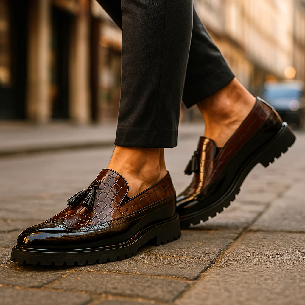 Monarch Two-Tone Platform Loafer - Image 5