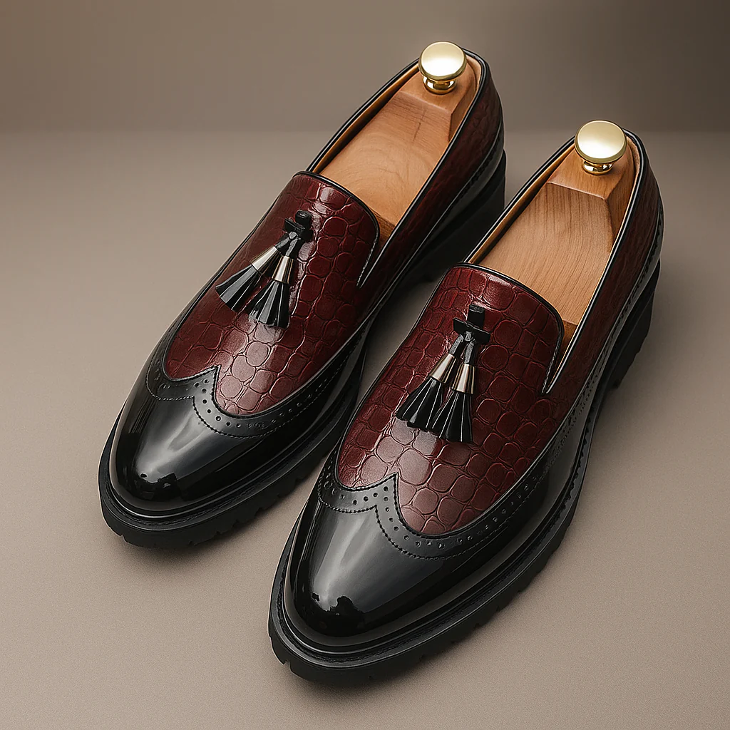Monarch Two-Tone Platform Loafer - Image 8