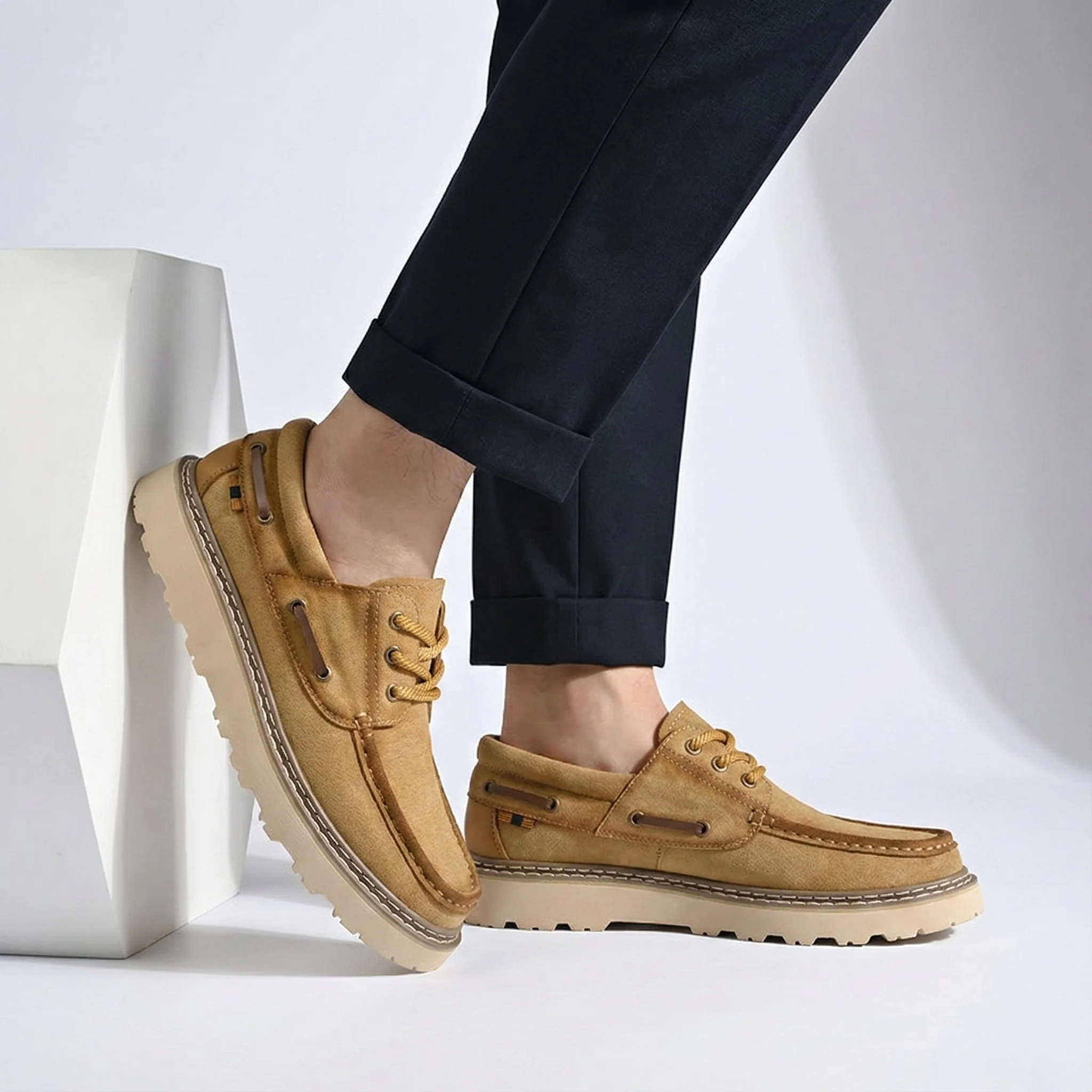 Nantucket Platform Deck Shoes - Image 6