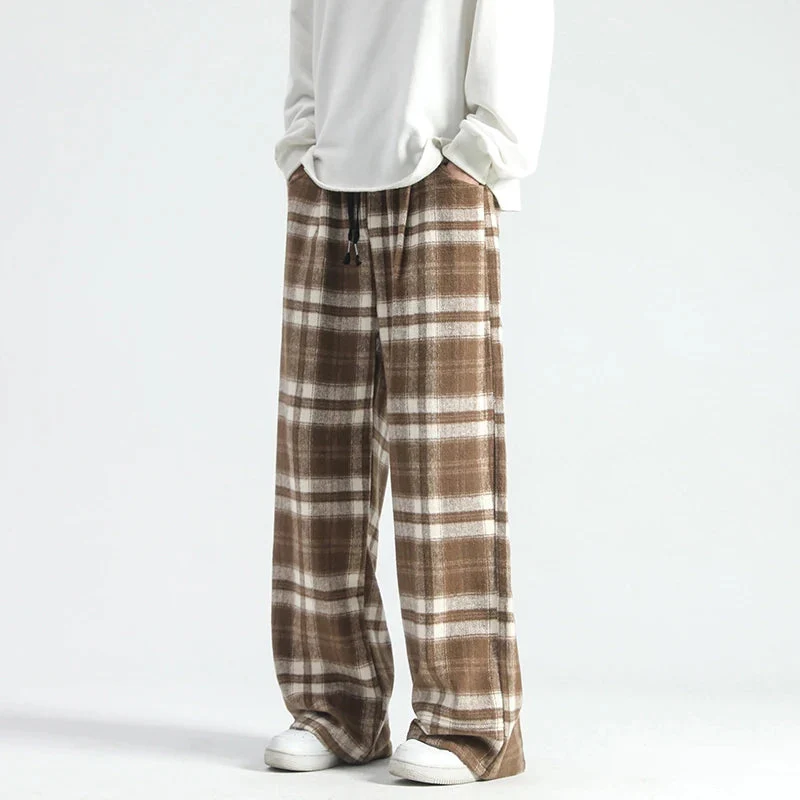 Oversized Check Relaxed Pants - Image 5