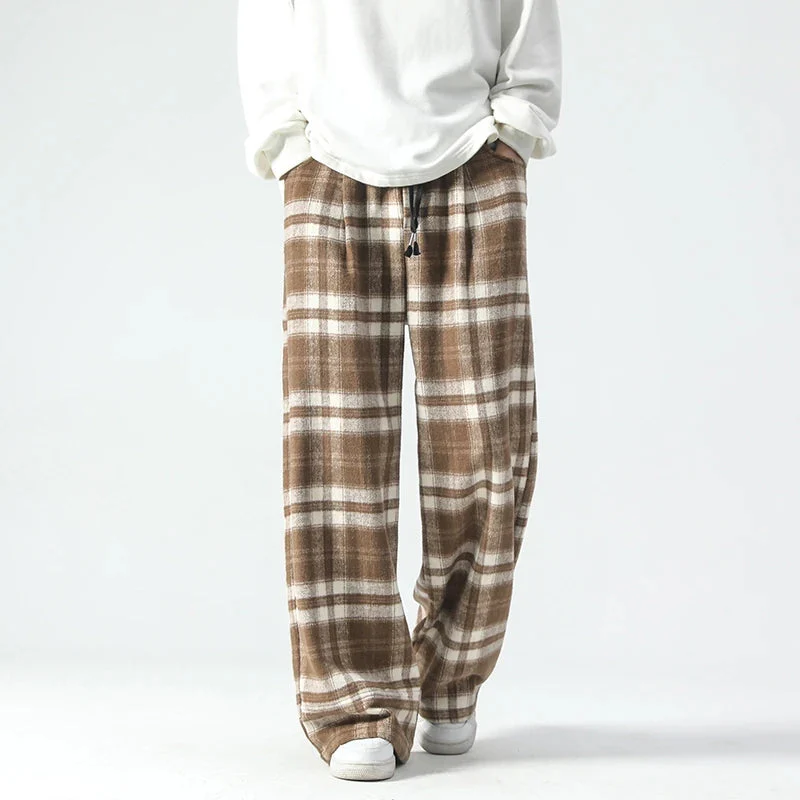 Oversized Check Relaxed Pants - Image 8
