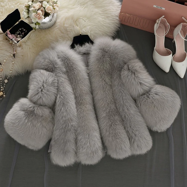 Parisian Faux Fur Statement Jacket - Image 3