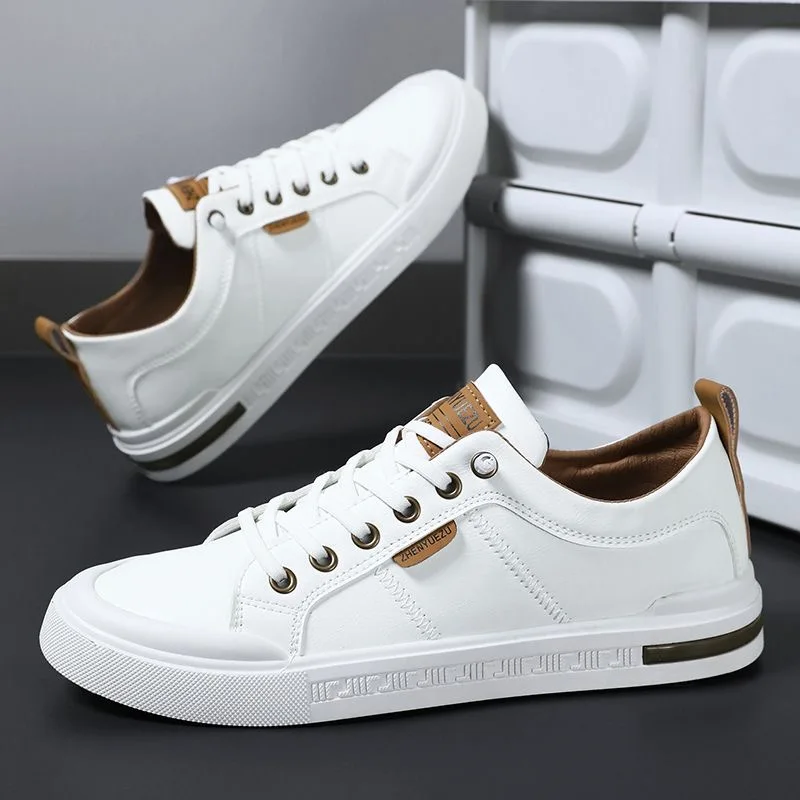 Premium Leather Low-Top Sneaker - Image 4