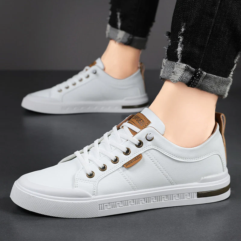 Premium Leather Low-Top Sneaker - Image 5
