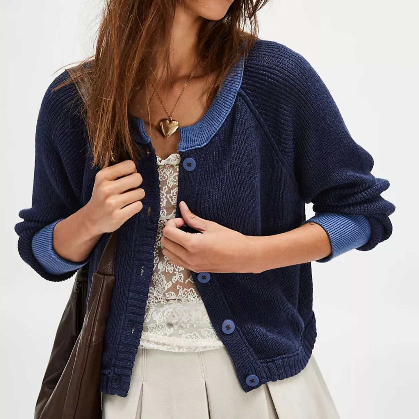 Ribbed Cashmere Cardigan - Image 4