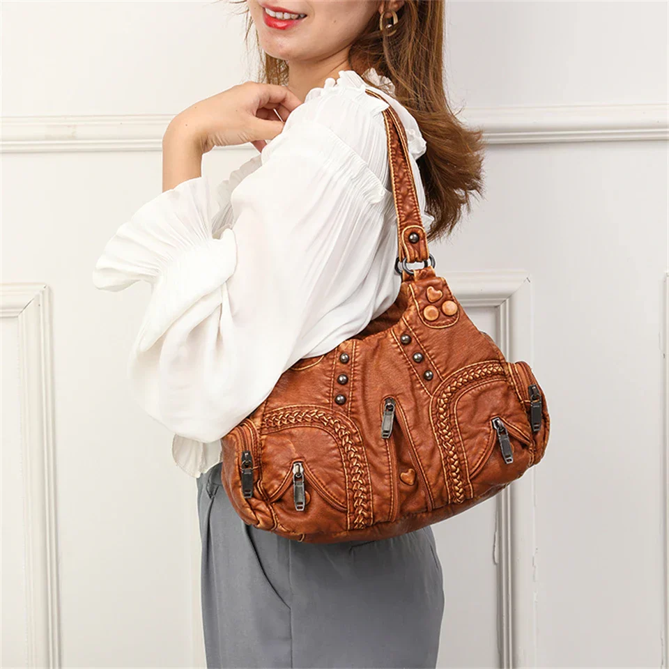 Riviera Studded Shoulder Bag - Image 4