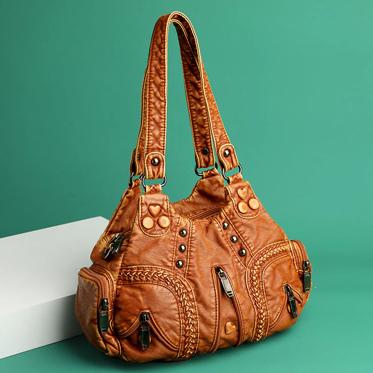 Riviera Studded Shoulder Bag - Image 5