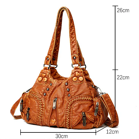 Riviera Studded Shoulder Bag - Image 8