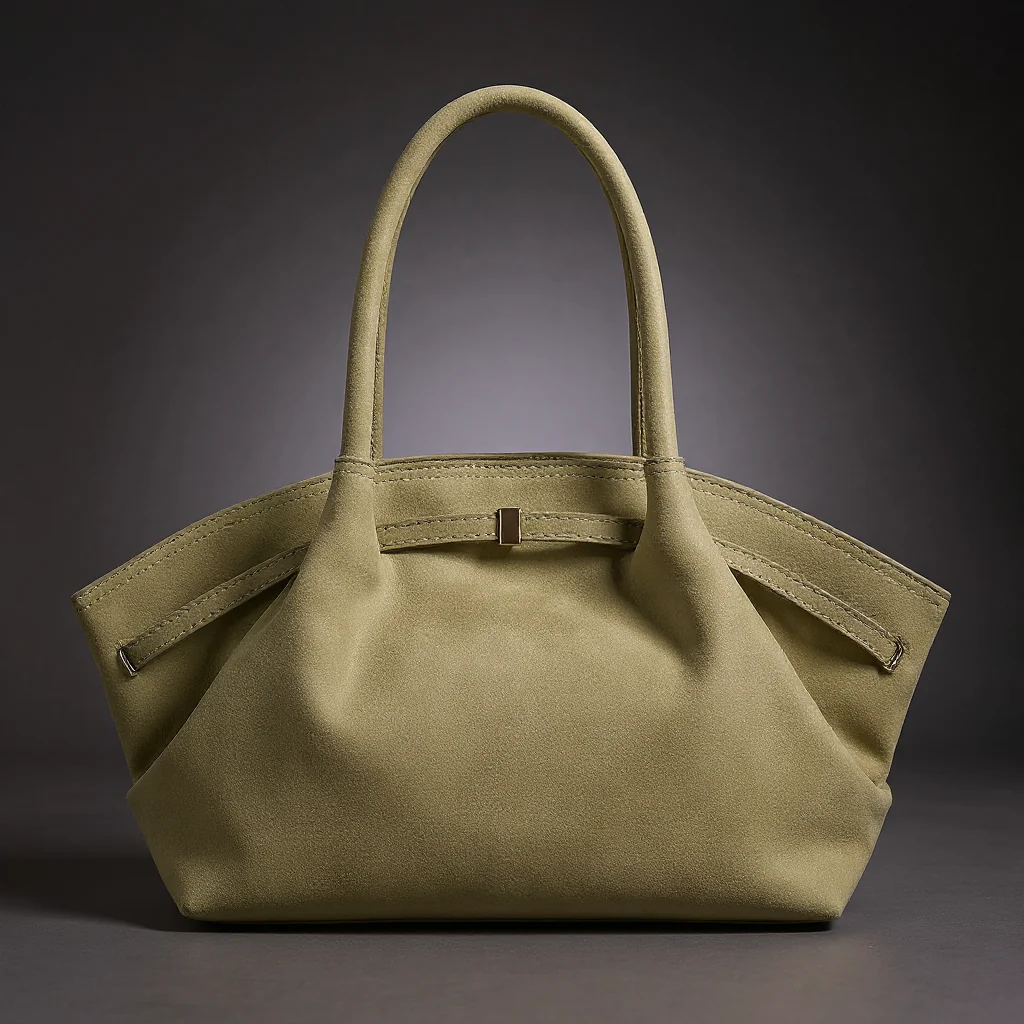 Sculptural Leather Handbag - Image 2