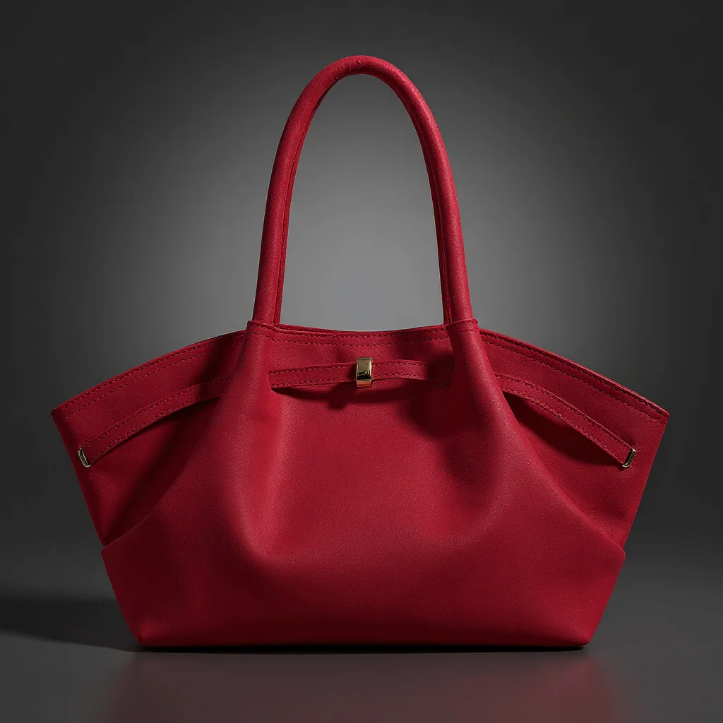 Sculptural Leather Handbag - Image 3