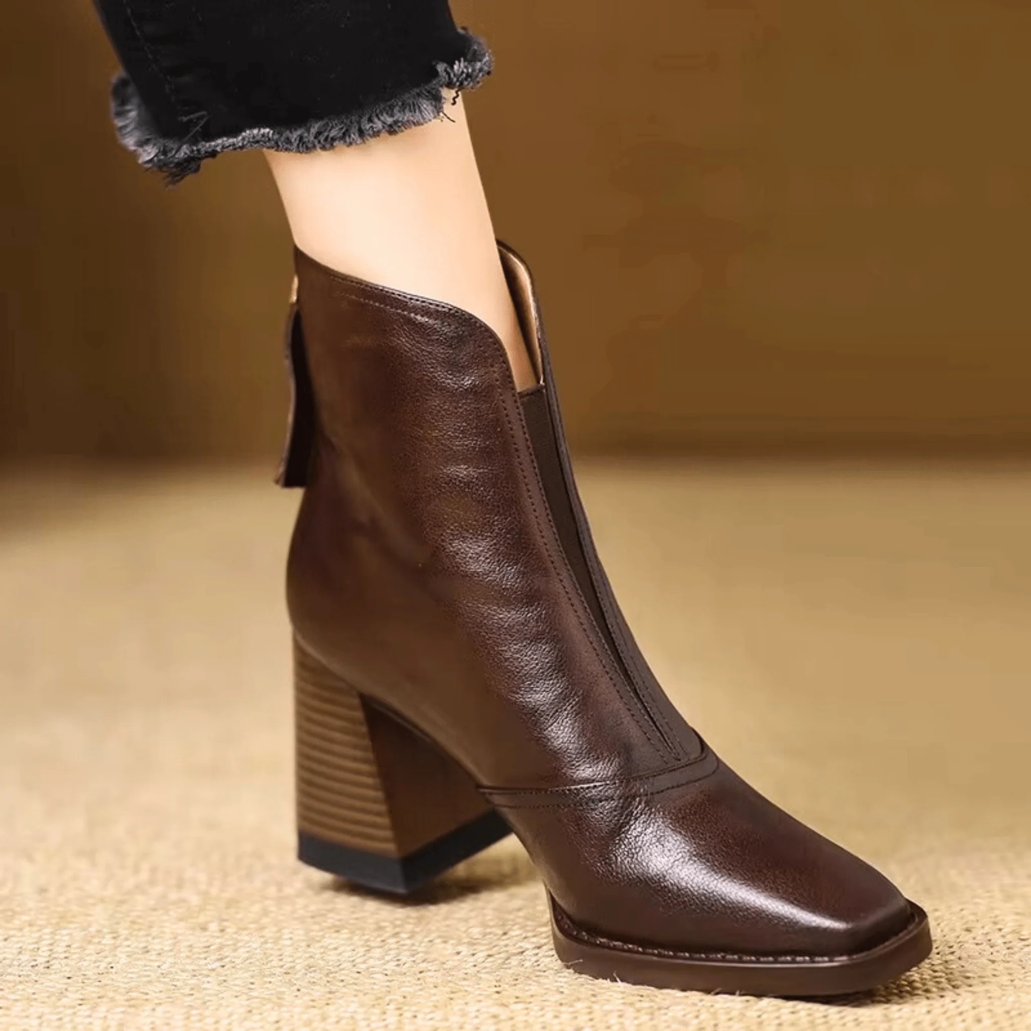 Sienna Front-Zip Boot