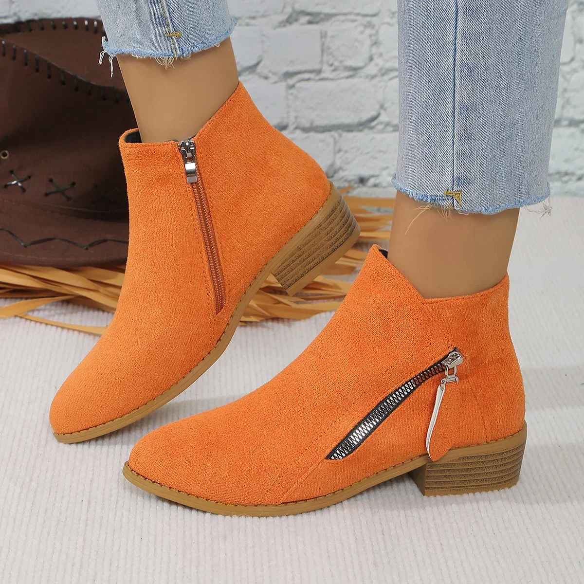 Suede Lora Chelsea-Inspired Boots - Image 5