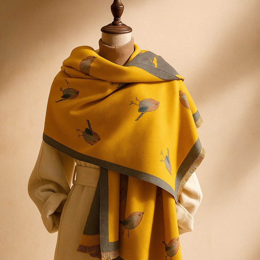 The Aviary Silk Scarf - Image 10