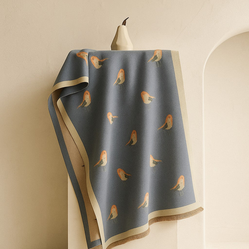 The Aviary Silk Scarf - Image 2
