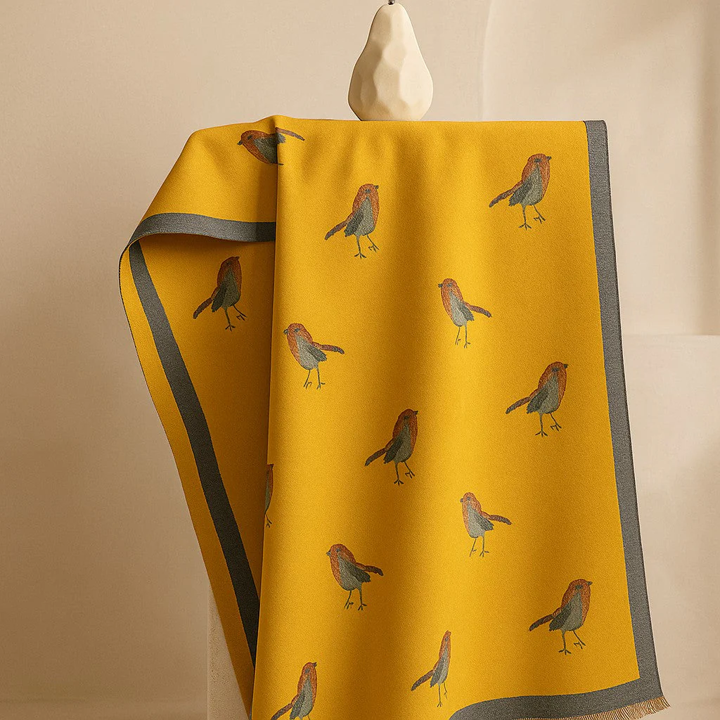 The Aviary Silk Scarf - Image 5