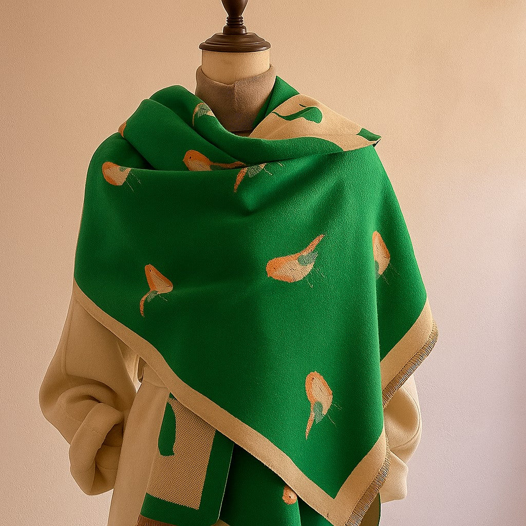 The Aviary Silk Scarf - Image 6