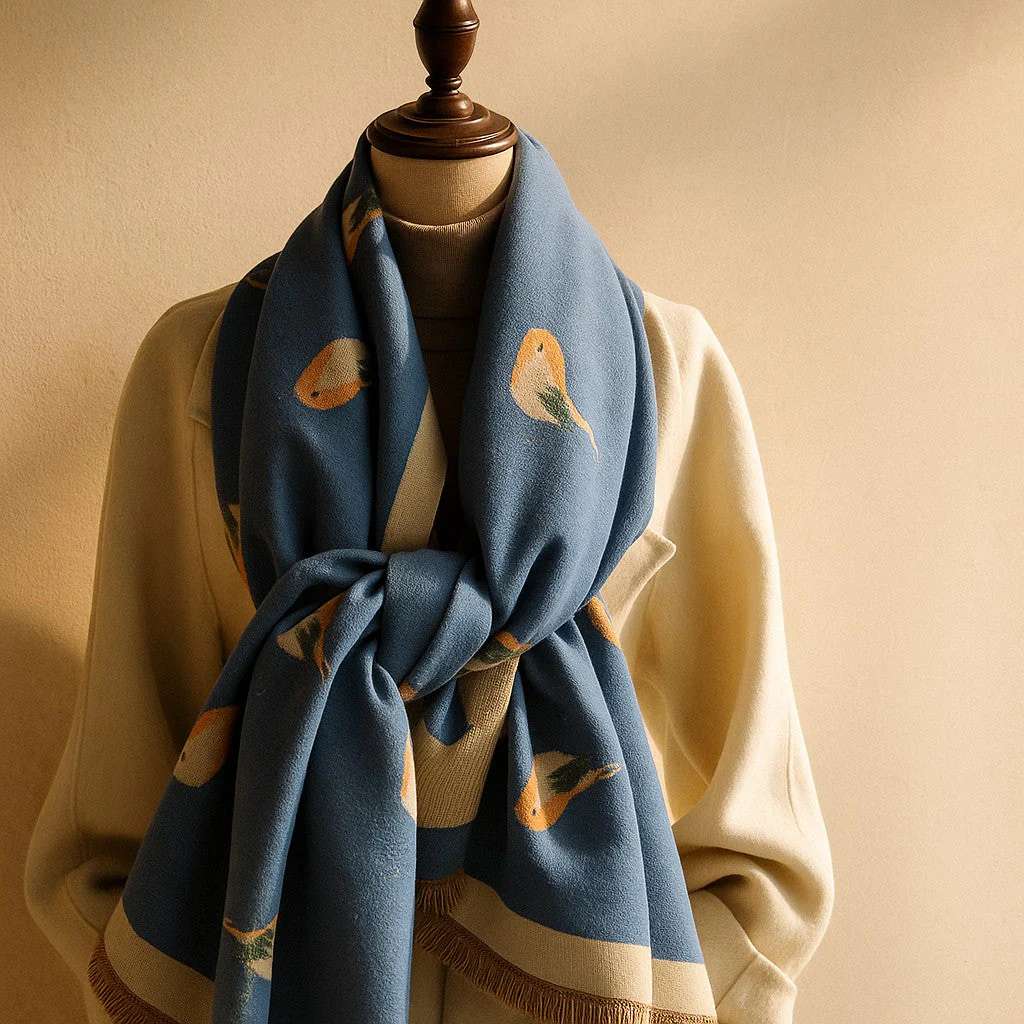 The Aviary Silk Scarf - Image 7