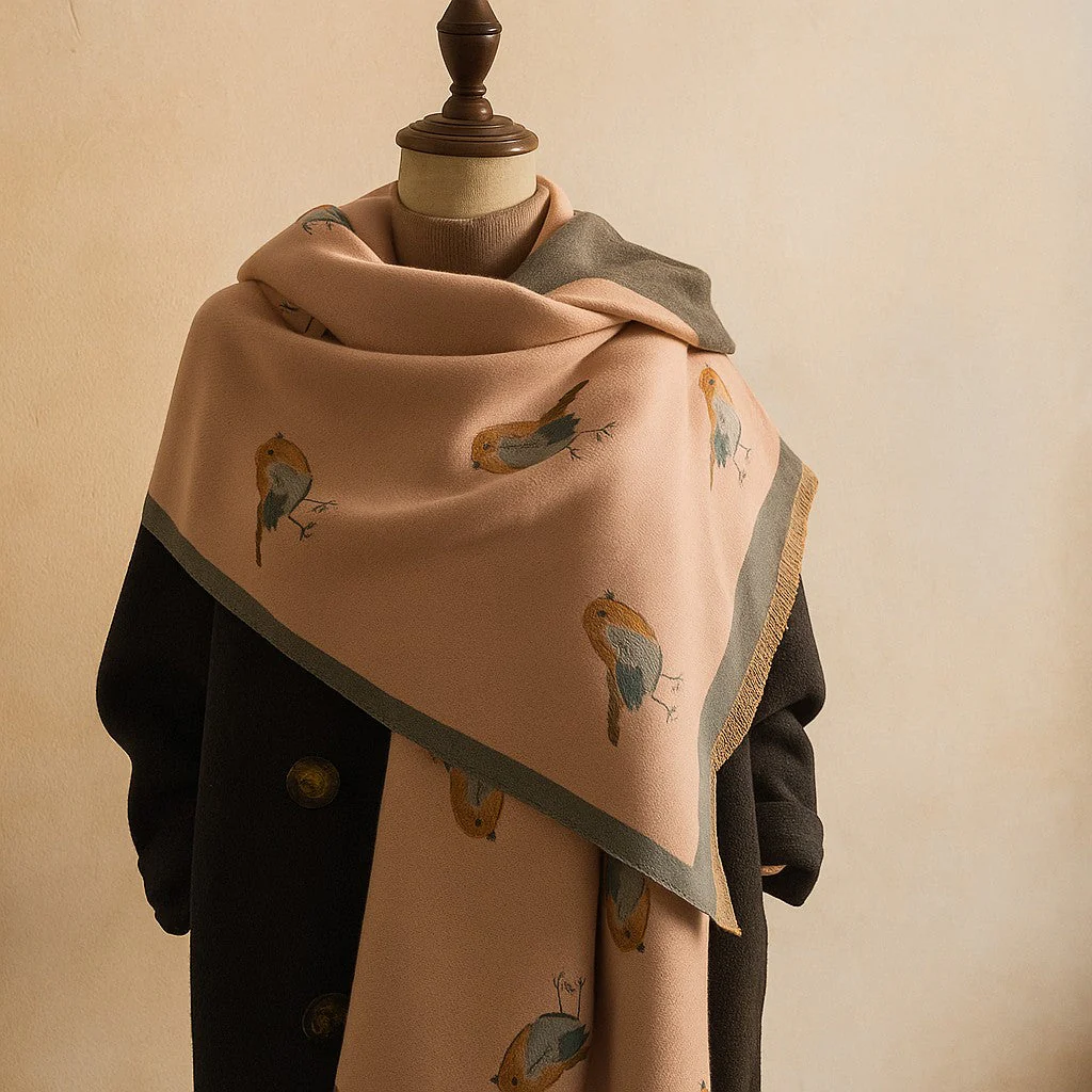 The Aviary Silk Scarf - Image 8