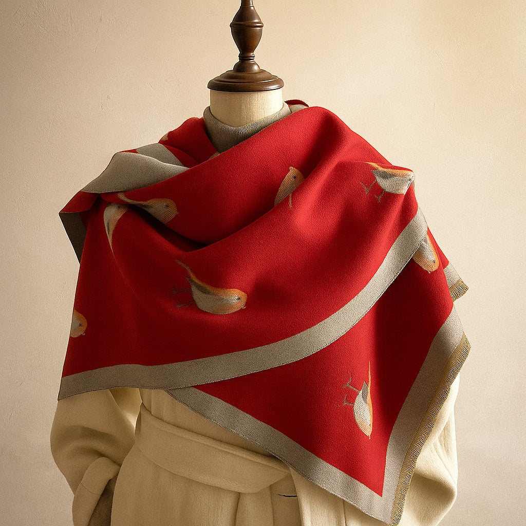 The Aviary Silk Scarf - Image 9